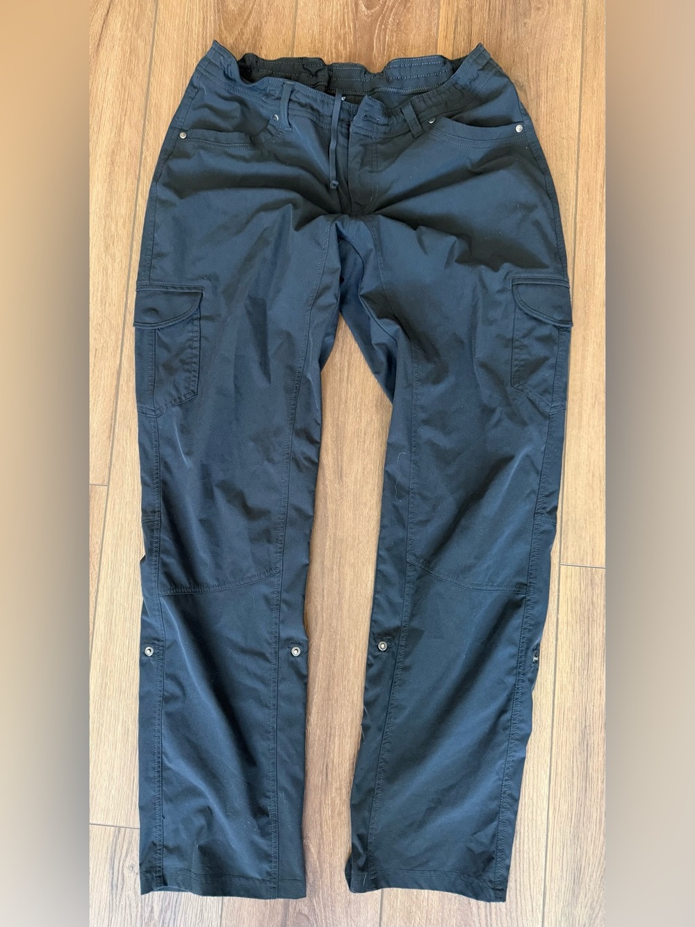 KÜHL Freeflex Roll-Up Pants Women's 12 Reg Gray Hiking Outdoor 6326
